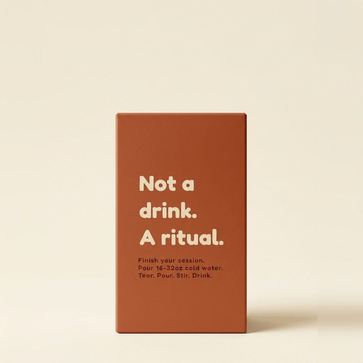 Box side panel — Not a drink. A ritual. How to use SUOLAA